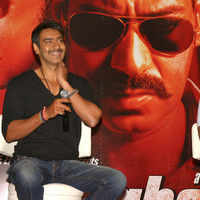 Ajay Devgan at a press meet to promote Singham pictures | Picture 47413